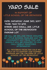 LSR Yard Sale Fundraiser