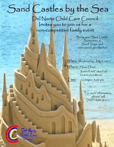 Sandcastles By The Sea Flyer 2017